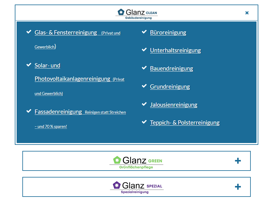 Glanz Dienstleistungen